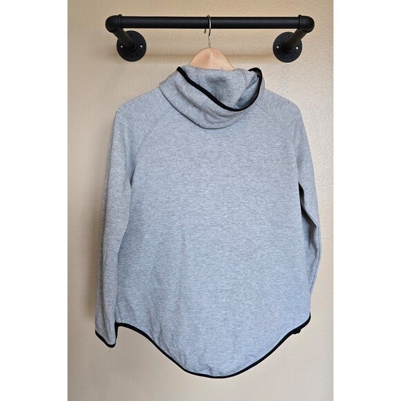 Nike Tech Full Zip Hooded Sweatshirt Women's Size Small Gray - Picture 5 of 10